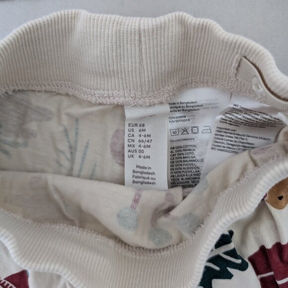 (4/$20) H&M -  Christmas Jersey Set - Picture 5 of 9